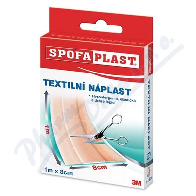 3M Spofaplast 164 Textil.nápl rychloobvaz 8cmx1m