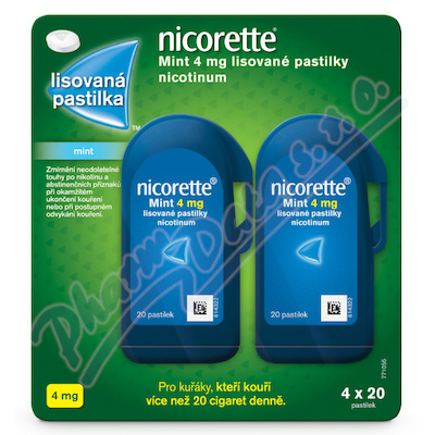 Nicorette mint 4mg pas.cmp.4x20