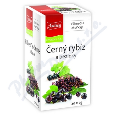 Apotheke Černý rybíz a bezinky 20x2g