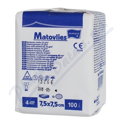 Matovlies kompres netk.text30g 7.5x7.5cm 100ks