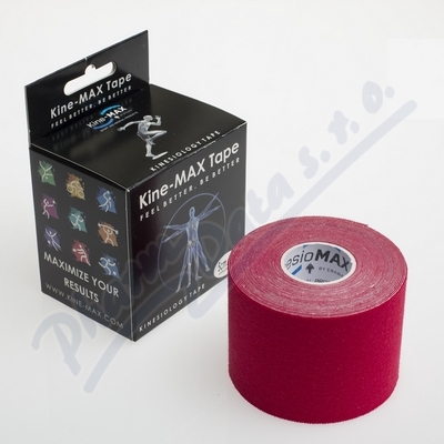 Kine-MAX Classic kinesiology tape červ. 5cmx5m