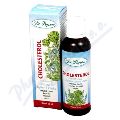 Dr.Popov Kapky bylinné Cholesterol 50ml