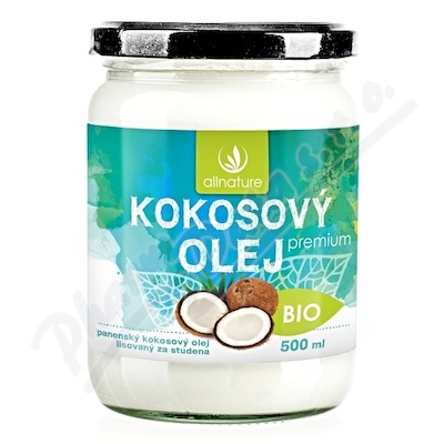 Allnature Kokosový olej panenský BIO 500ml