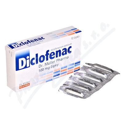 Diclofenac Dr.Müller Pharma 100mg sup.12