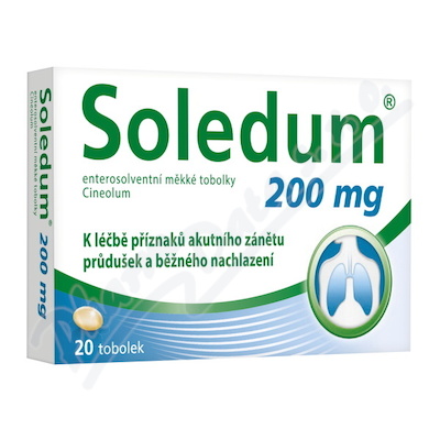 Soledum 200mg enterosolventní měkké tobolky tob.20