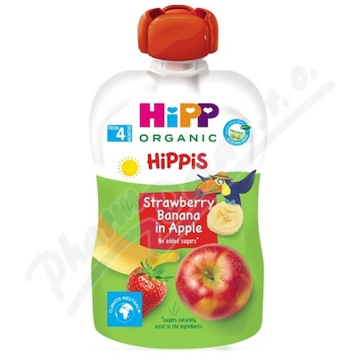 HiPP Hippis Jablko-Banán-Jahoda BIO 4m 100g