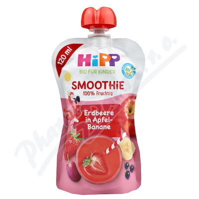 HiPP Smoothie Jablko-Banán-Červené ovoce BIO 120ml