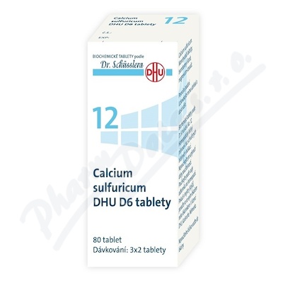 Calcium sulfuricum DHU D5-D30 tbl.nob.80