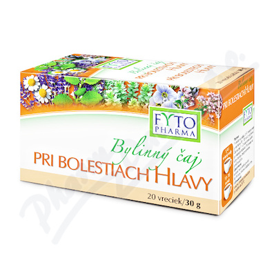 Bylinný čaj při bolestech hlavy 20x1.5g Fytopharma