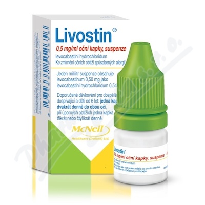 Livostin 0.5mg/ml oph.gtt.sus.1x4ml