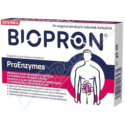 Biopron ProEnzymes probiotika a prebiotika tob.10