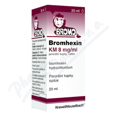 Bromhexin KM 8mg/ml por.gtt.sol.1x20ml