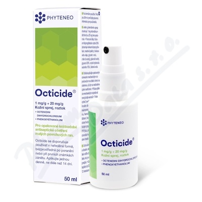 Octicide 1mg/g+20mg/g drm.spr.sol.1x50ml