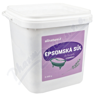 Allnature Epsomská sůl Levandule 5kg