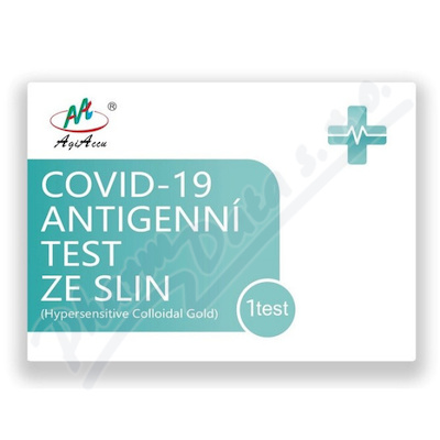 AgiAccu COVID-19 Antigenní test ze slin 1ks