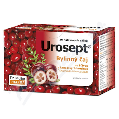 Urosept bylinný čaj 20x2g Dr.Müller