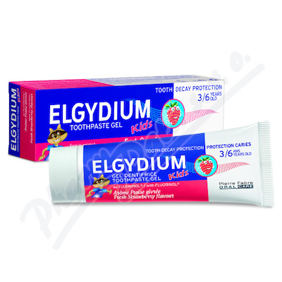 ELGYDIUM Kids zub.pasta gel 50ml jahoda