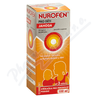 Nurofen pro děti jahoda 20mg/ml por.sus.1x100ml