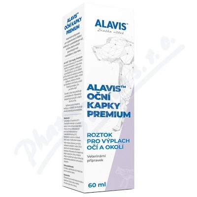 ALAVIS Oční kapky Premium pro výplach očí 60ml