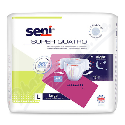 Seni Super Quatro inkon.plen.kalh.s lepítky L10ks
