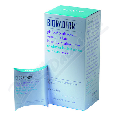 BIORADERM pleť.sérum 4x4ml proti vráskám na báziHA