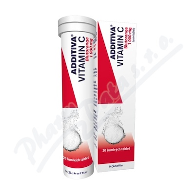 Additiva vitamin C Blutorange 1000mg tbl.eff.20