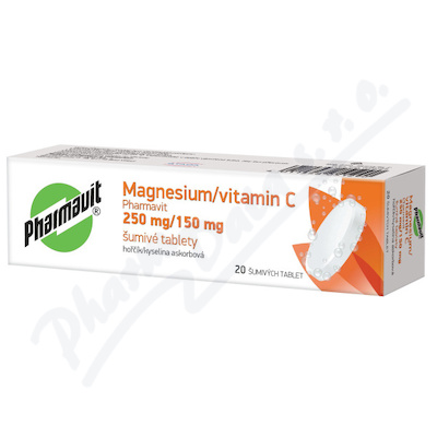 Magnesium/vitamin C Pharmavit 250/150mg tbl.eff.20