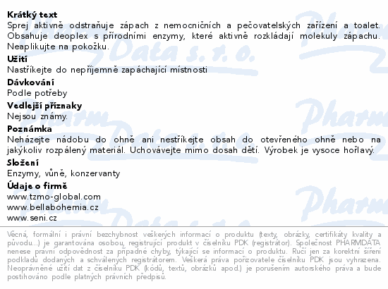 Seni Fresh neutralizátor zápachu 500ml