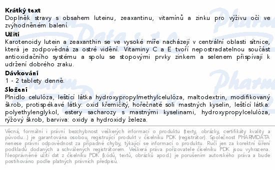 Bausch+Lomb Ocuvite Lutein Forte tbl.60+30 DAREK