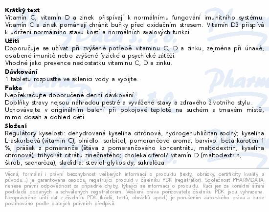 Ascorvita Max 20 šumivých tablet