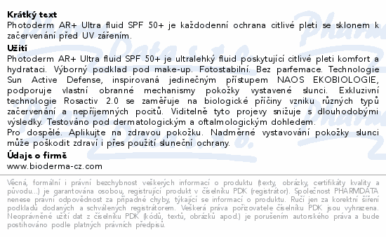 BIODERMA Photoderm AR+ ultra-fluid SPF50+ 40ml