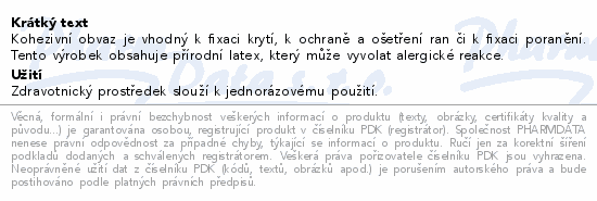 Kohezivní obvaz samodrž.nester.10cmx4m Steriwund